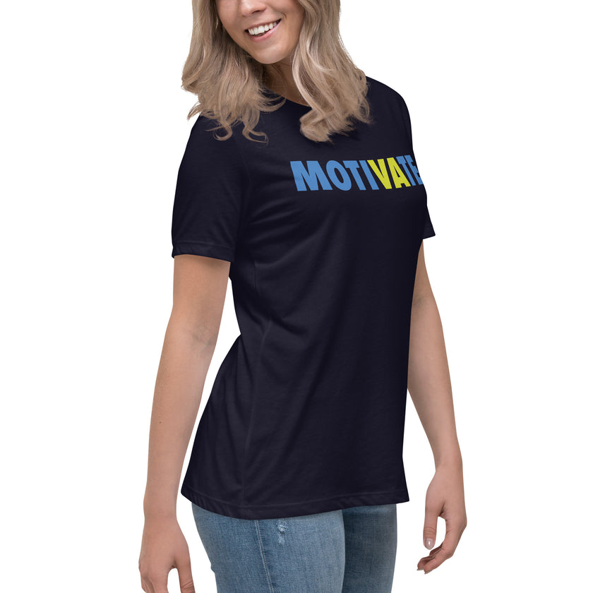 MOTIVATE by CoVA Tennis Women's Relaxed T-Shirt