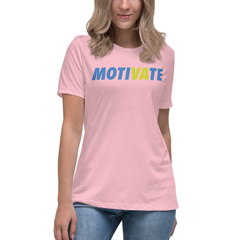 MOTIVATE by CoVA Tennis Women's Relaxed T-Shirt