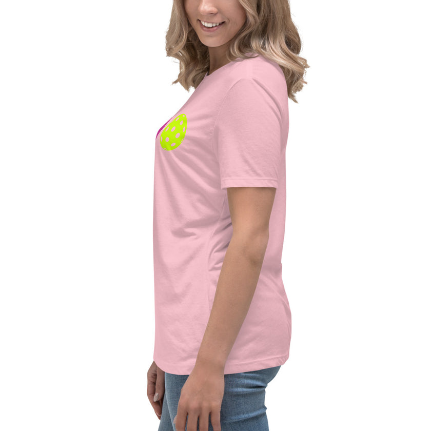 Peace Love Pickleball Women's Relaxed T-Shirt