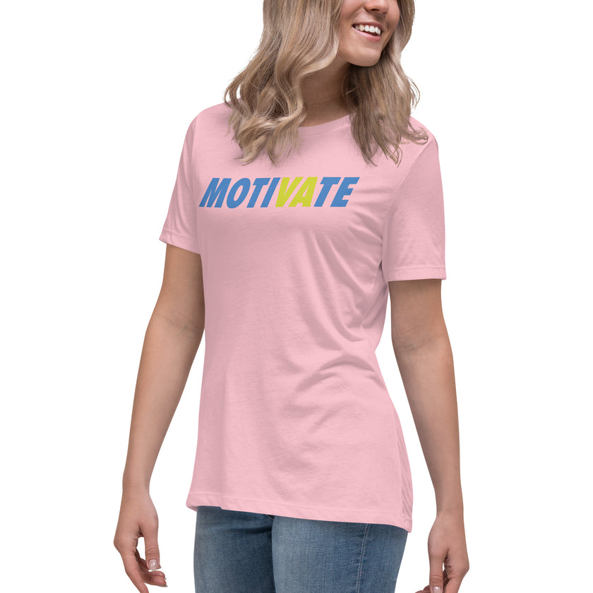 MOTIVATE by CoVA Tennis Women's Relaxed T-Shirt