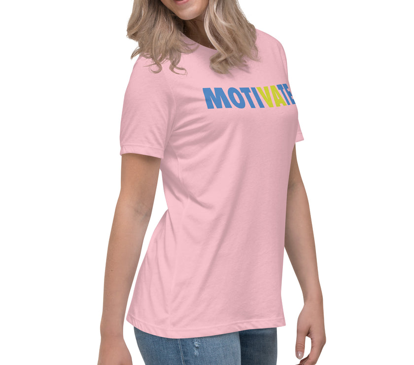 MOTIVATE by CoVA Tennis Women's Relaxed T-Shirt