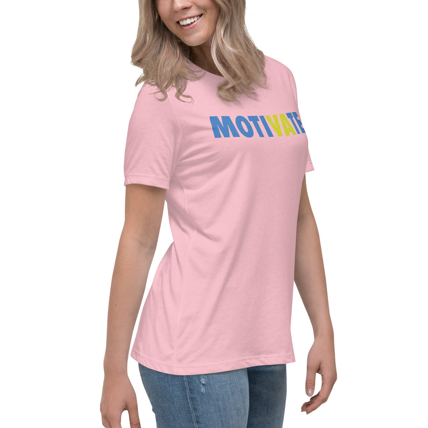 MOTIVATE by CoVA Tennis Women's Relaxed T-Shirt