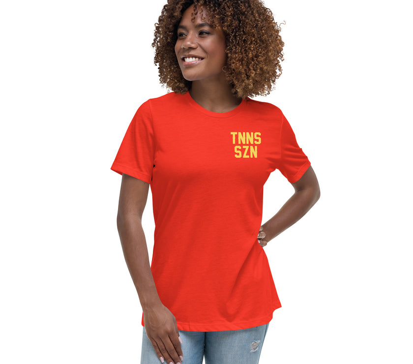 TNNS SZN Women's Relaxed T-Shirt by CoVA Tennis