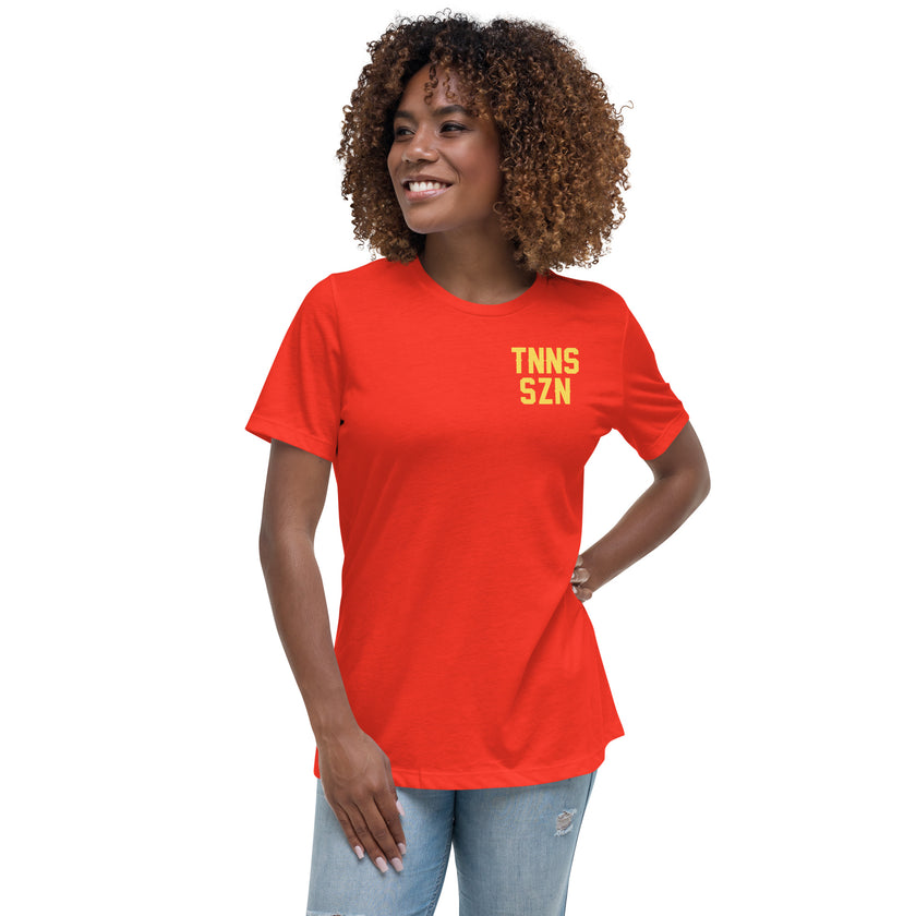 TNNS SZN Women's Relaxed T-Shirt by CoVA Tennis