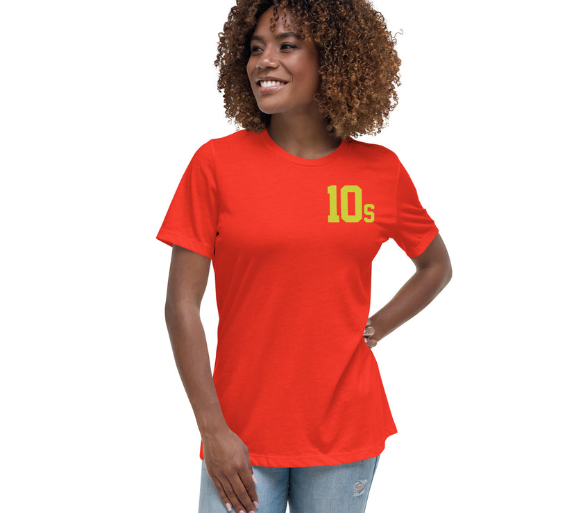 10s Women's Relaxed T-Shirt by CoVA Tennis