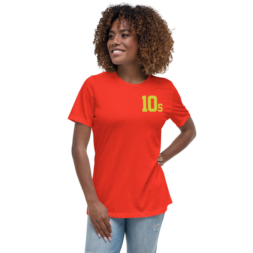 10s Women's Relaxed T-Shirt by CoVA Tennis