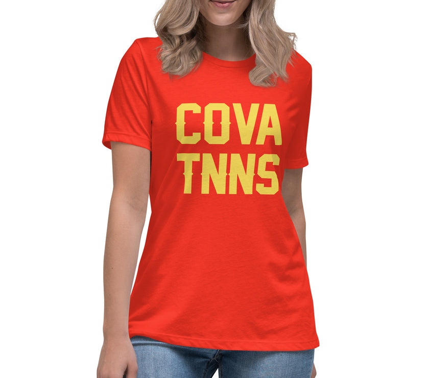 CoVA TNNS Women's Relaxed T-Shirt by CoVA Tennis