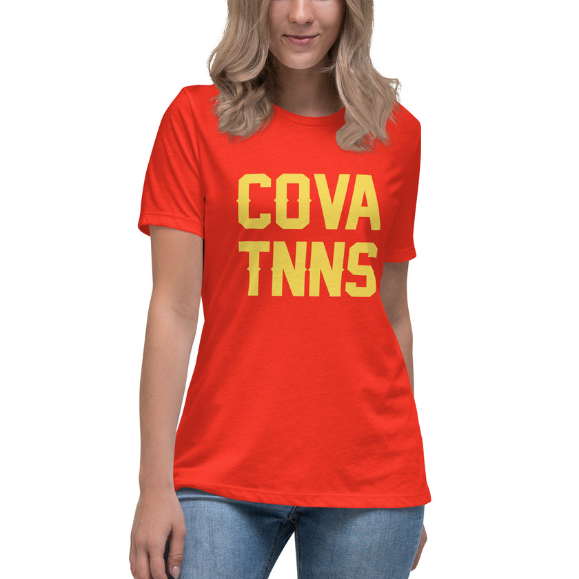 CoVA TNNS Women's Relaxed T-Shirt by CoVA Tennis