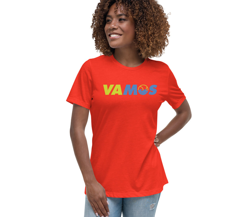 VBVA Women's Relaxed Jersey T-Shirt by CoVA Tennis Virginia Beach Virginia