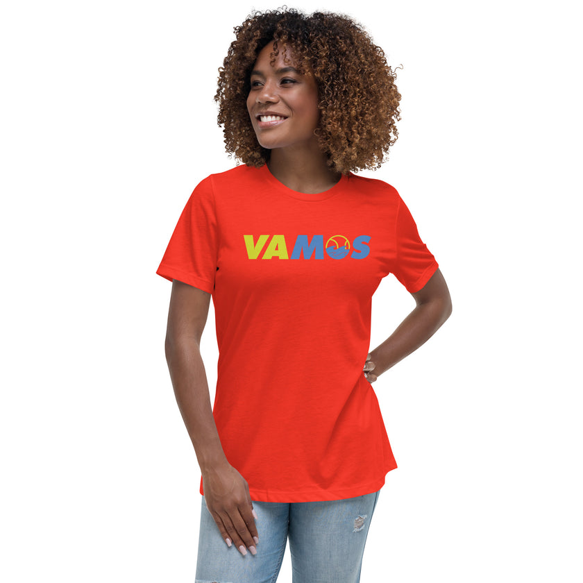 VBVA Women's Relaxed Jersey T-Shirt by CoVA Tennis Virginia Beach Virginia