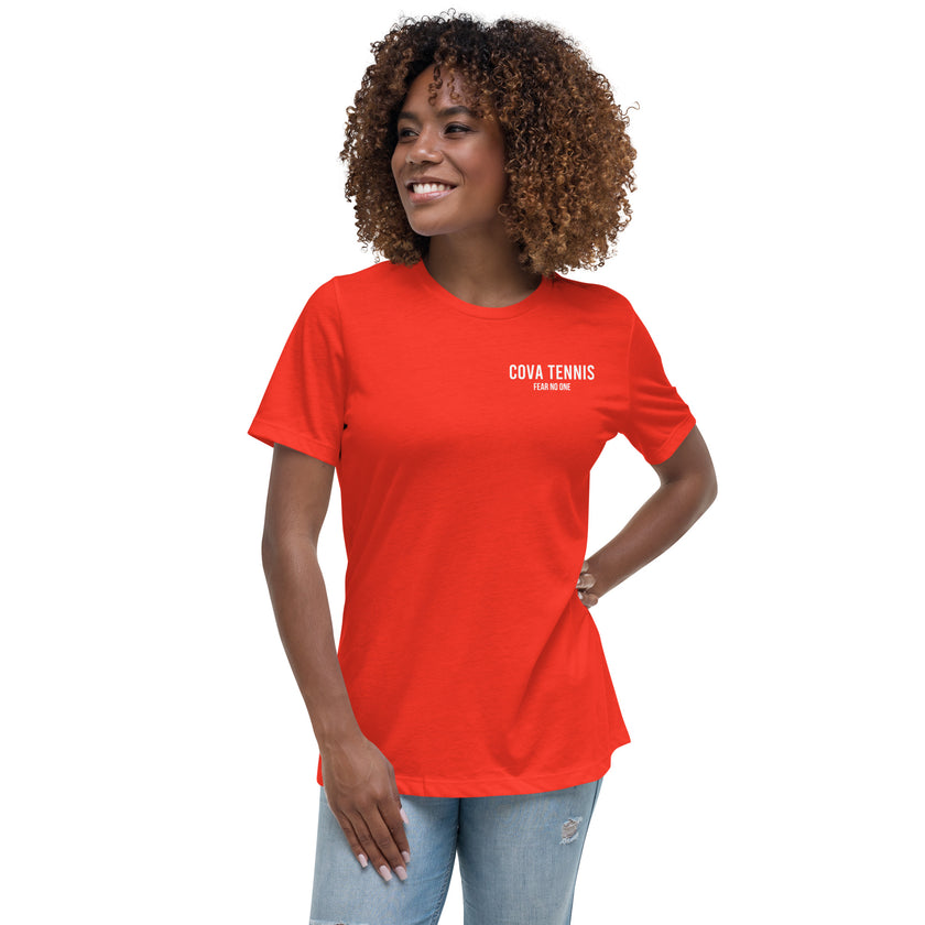 Fear No One CoVA Tennis Women's Relaxed T-Shirt