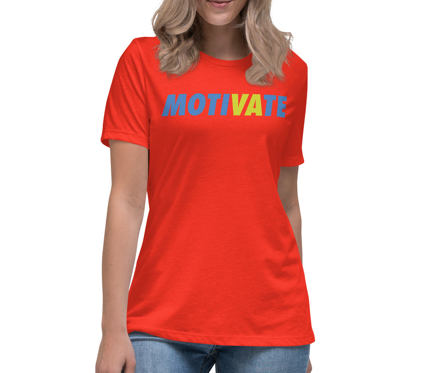 MOTIVATE by CoVA Tennis Women's Relaxed T-Shirt