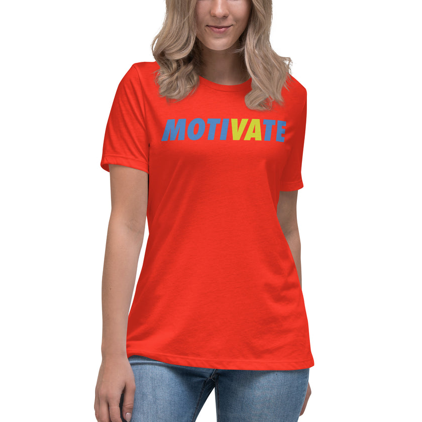 MOTIVATE by CoVA Tennis Women's Relaxed T-Shirt