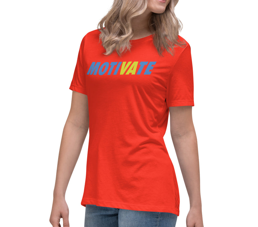 MOTIVATE by CoVA Tennis Women's Relaxed T-Shirt