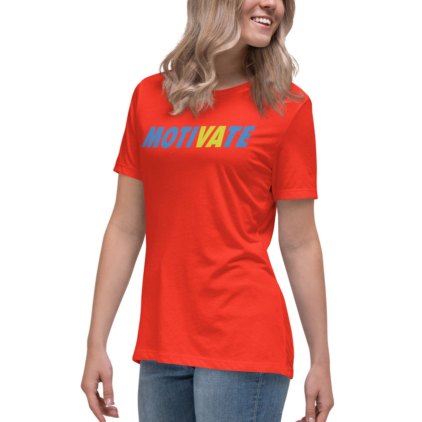 MOTIVATE by CoVA Tennis Women's Relaxed T-Shirt