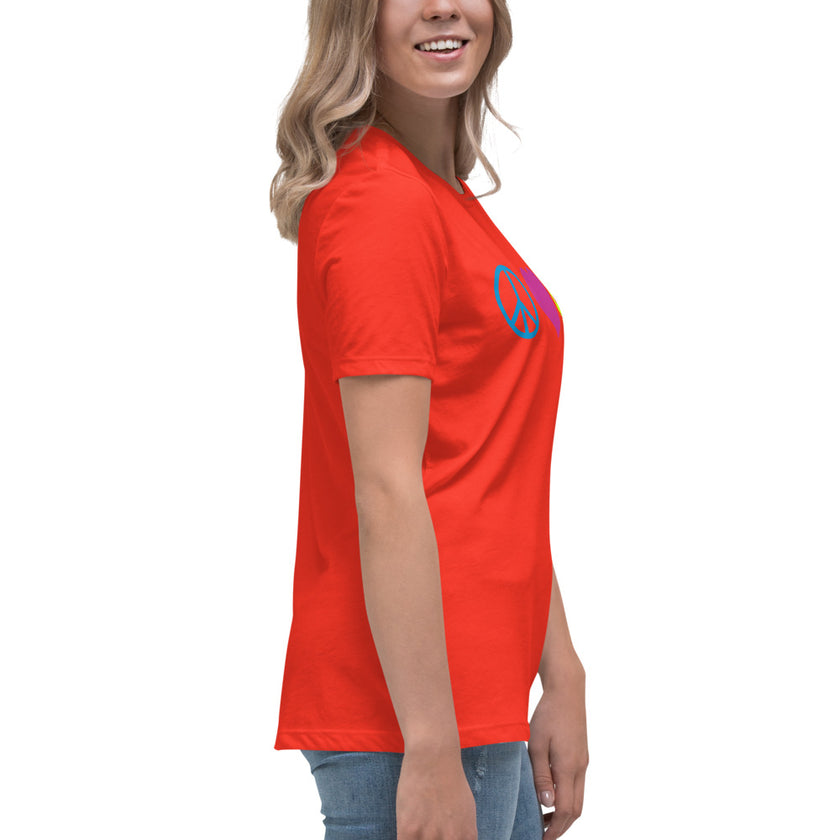 Peace Love Pickleball Women's Relaxed T-Shirt