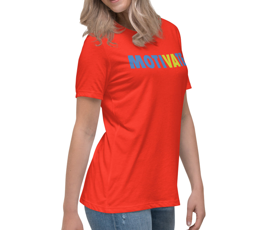 MOTIVATE by CoVA Tennis Women's Relaxed T-Shirt