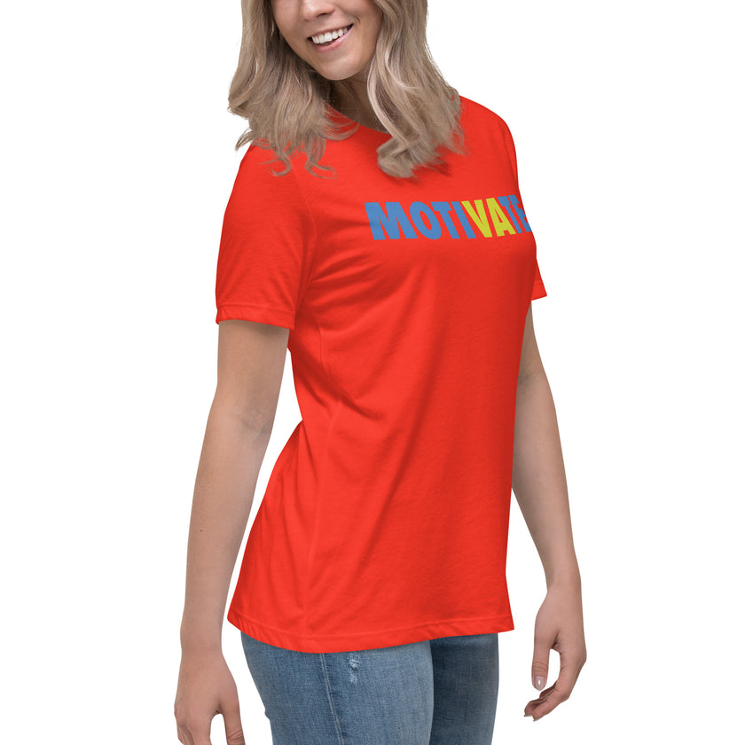 MOTIVATE by CoVA Tennis Women's Relaxed T-Shirt