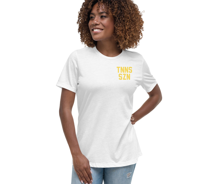 TNNS SZN Women's Relaxed T-Shirt by CoVA Tennis