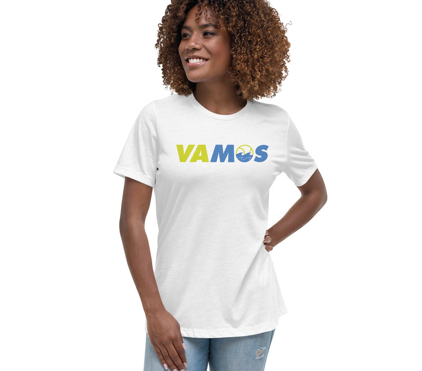 VBVA Women's Relaxed Jersey T-Shirt by CoVA Tennis Virginia Beach Virginia