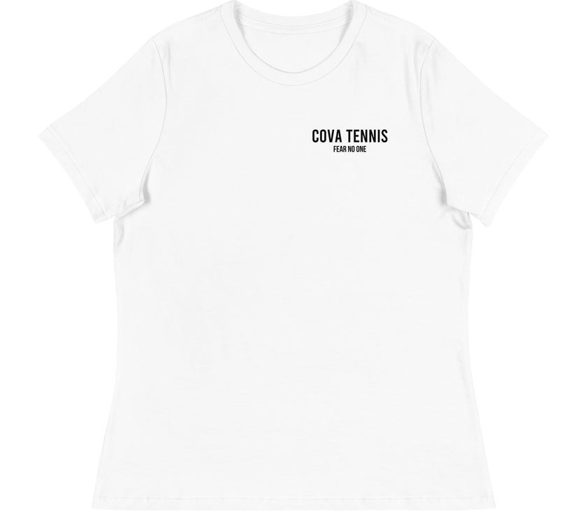 Fear No One CoVA Tennis Women's Relaxed T-Shirt