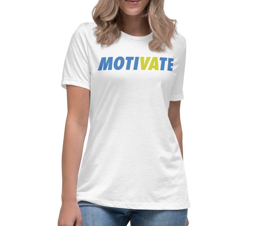 MOTIVATE by CoVA Tennis Women's Relaxed T-Shirt