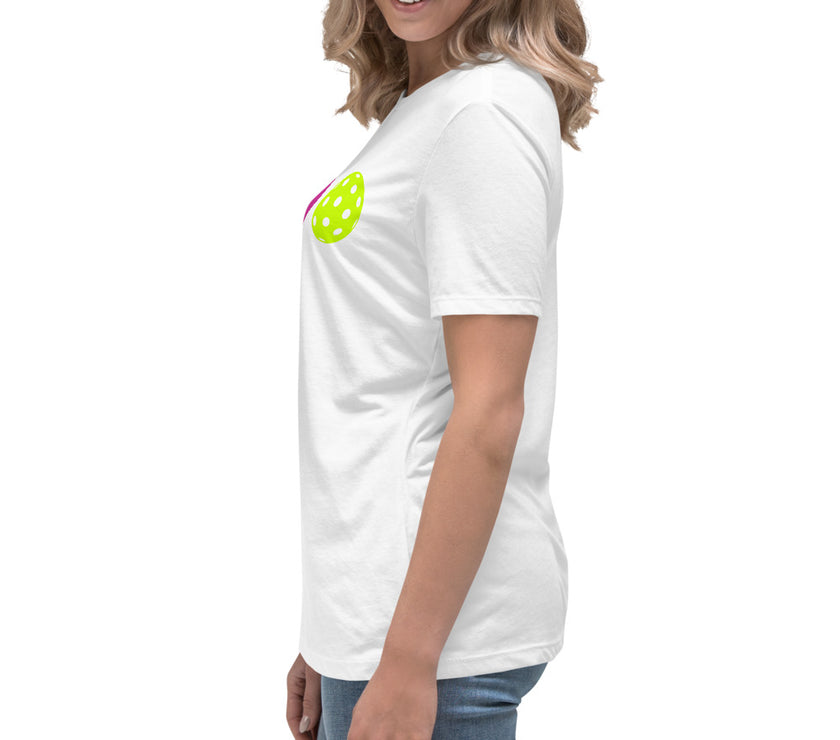 Peace Love Pickleball Women's Relaxed T-Shirt