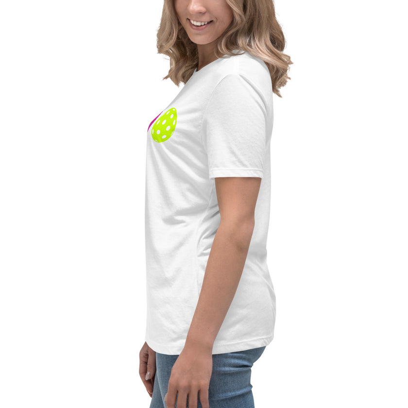 Peace Love Pickleball Women's Relaxed T-Shirt