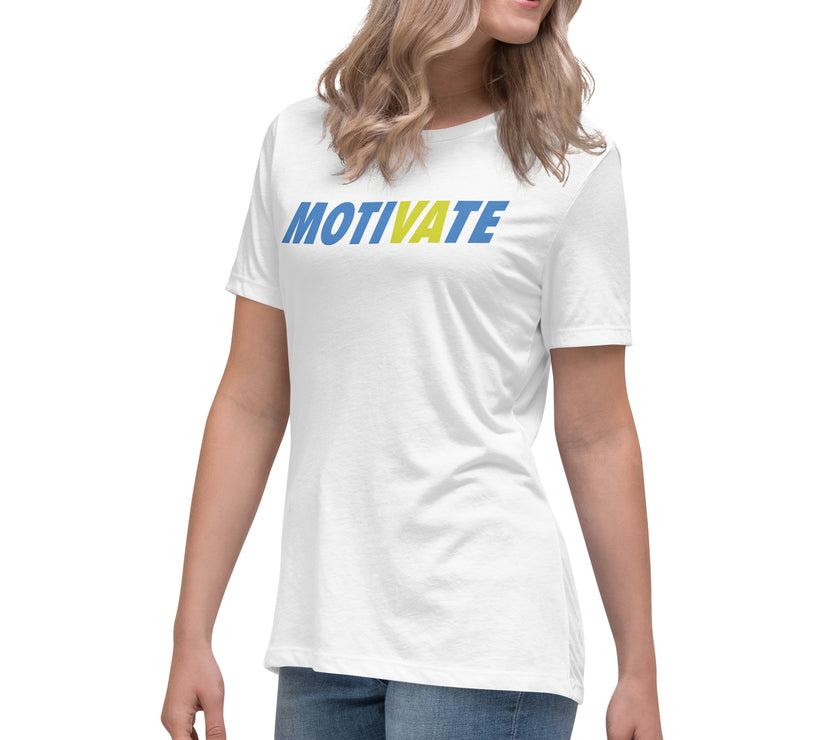 MOTIVATE by CoVA Tennis Women's Relaxed T-Shirt