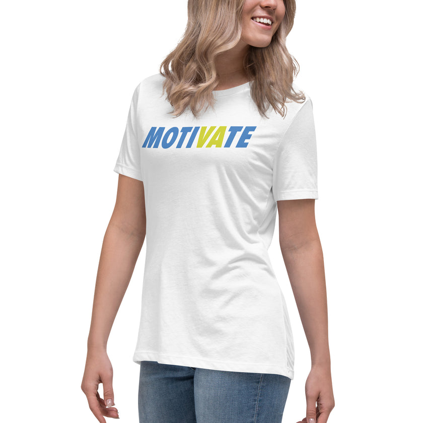 MOTIVATE by CoVA Tennis Women's Relaxed T-Shirt