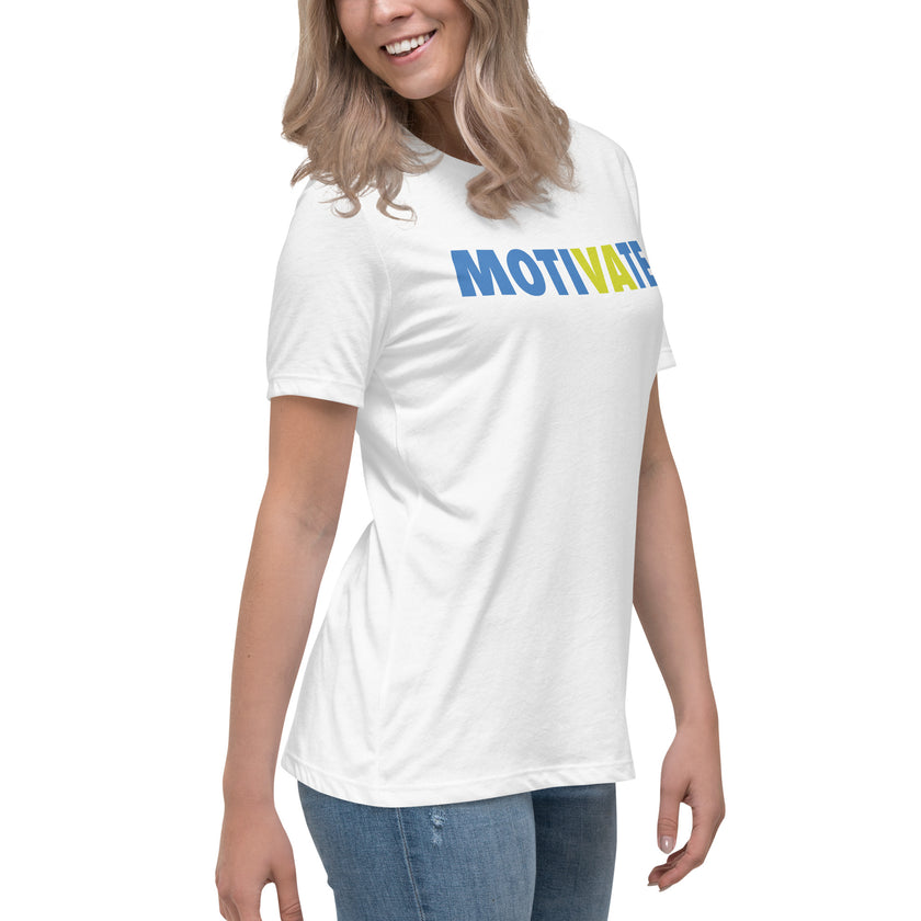 MOTIVATE by CoVA Tennis Women's Relaxed T-Shirt