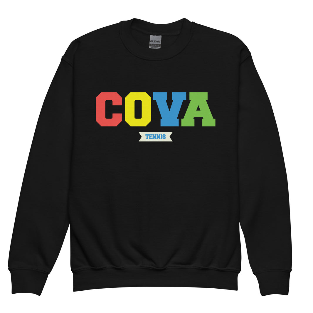 COVA Tennis Rainbow Youth crewneck sweatshirt