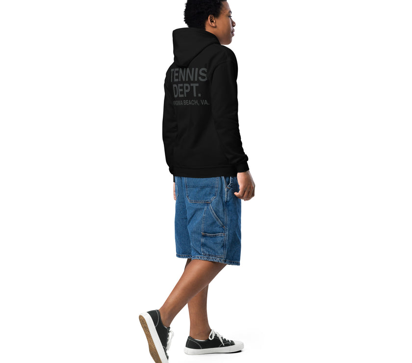 Tennis Dept Youth heavy blend hoodie by CoVA Tennis