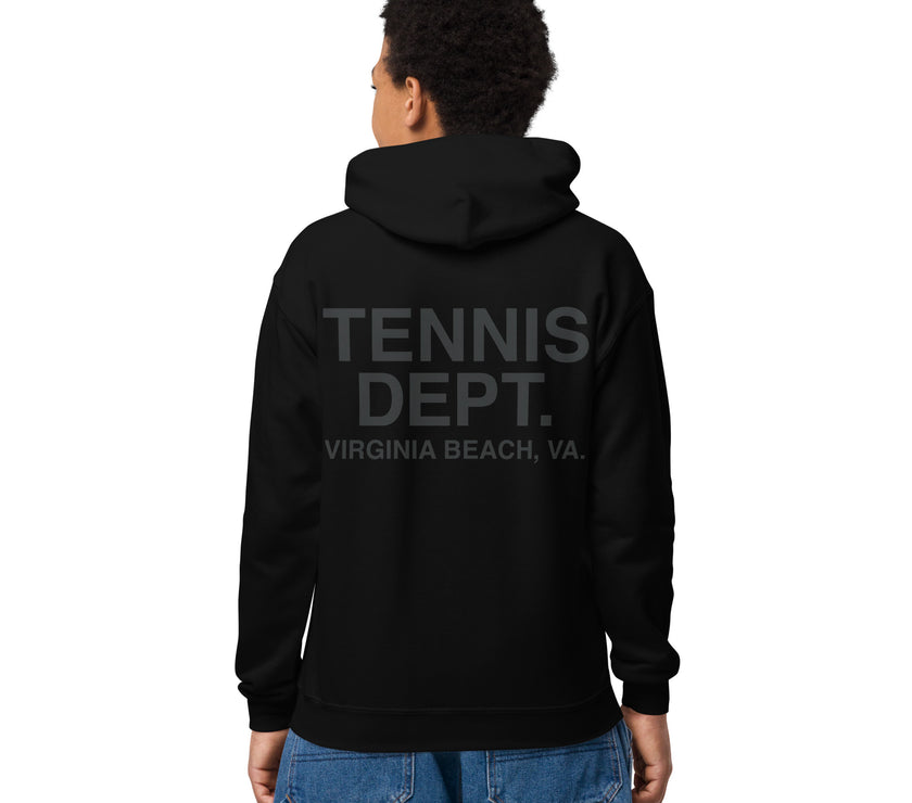 Tennis Dept Youth heavy blend hoodie by CoVA Tennis