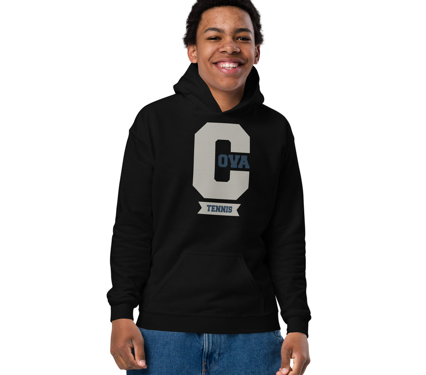 Varsity C CoVA Tennis Youth heavy blend hoodie