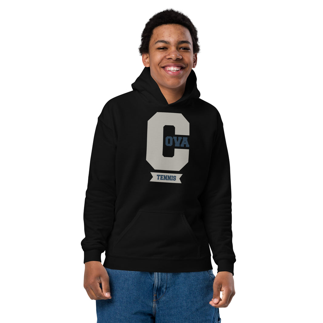 Varsity C CoVA Tennis Youth heavy blend hoodie