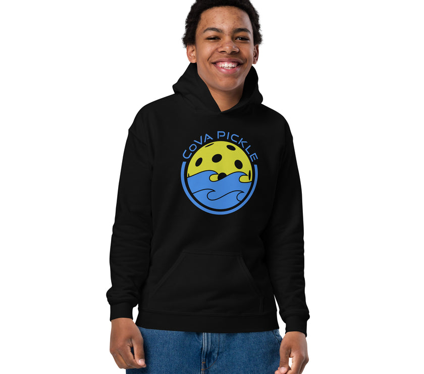 CoVA Pickle Ball & Waves Youth heavy blend hoodie