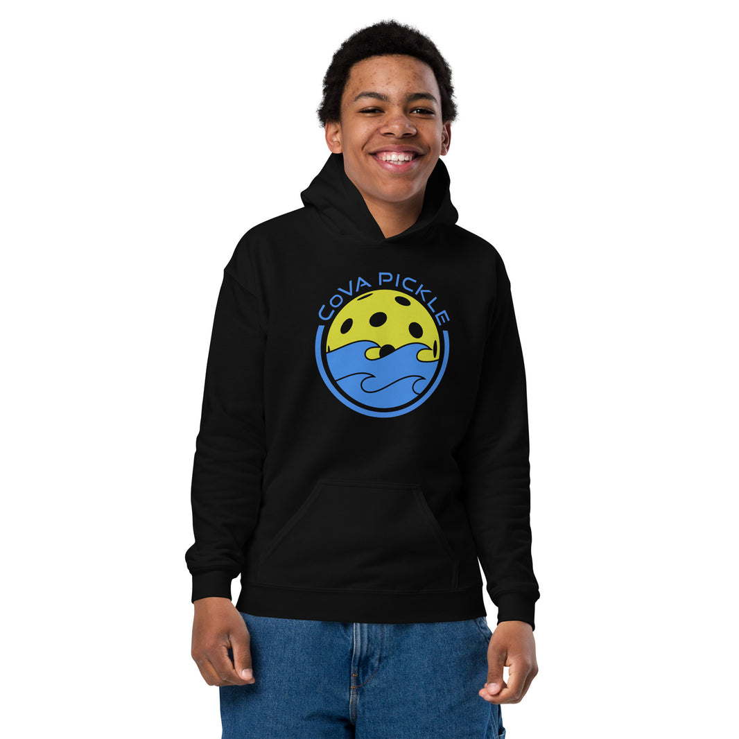 CoVA Pickle Ball & Waves Youth heavy blend hoodie