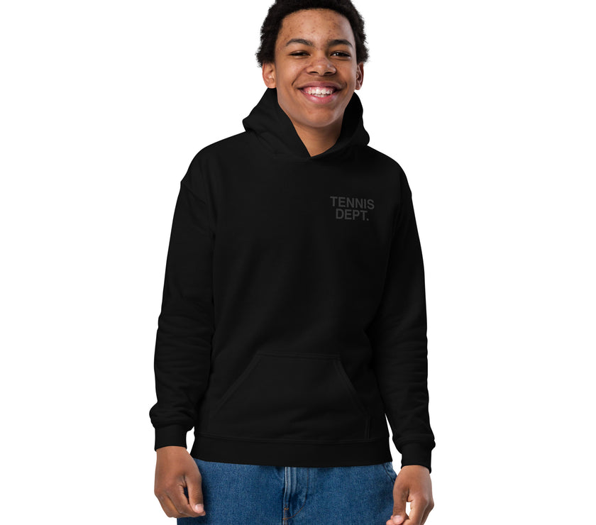 Tennis Dept Youth heavy blend hoodie by CoVA Tennis