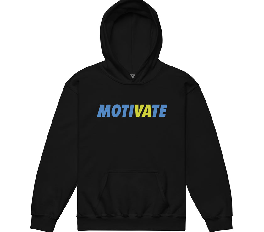 MOTIVATE by CoVA Tennis Youth heavy blend hoodie