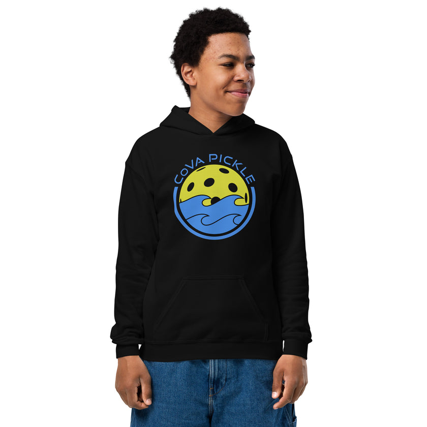 CoVA Pickle Ball & Waves Youth heavy blend hoodie