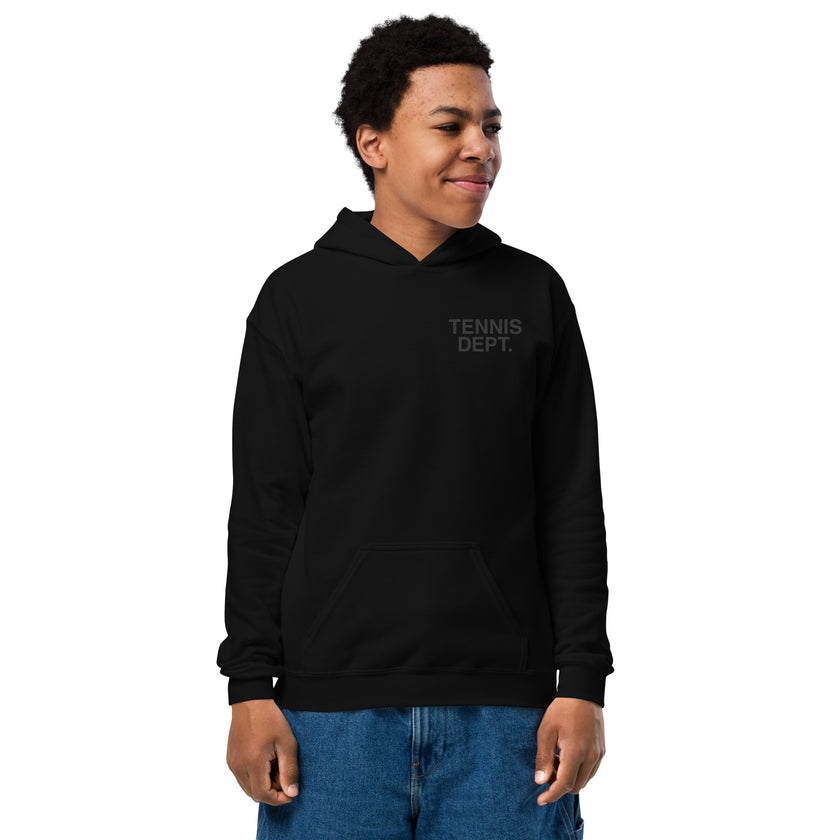 Tennis Dept Youth heavy blend hoodie by CoVA Tennis