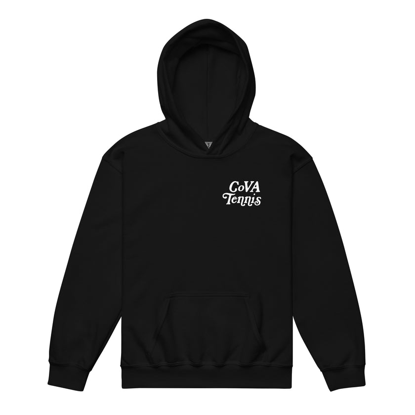 When In Doubt Call it Out by CoVA Tennis Youth heavy blend hoodie