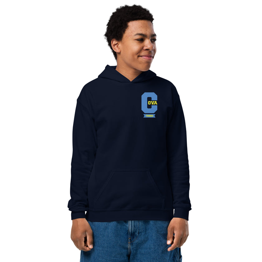 Varsity C CoVA Tennis Youth heavy blend hoodie