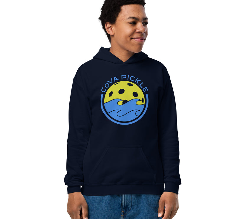 CoVA Pickle Ball & Waves Youth heavy blend hoodie