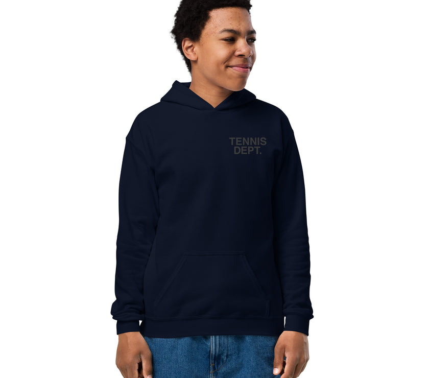 Tennis Dept Youth heavy blend hoodie by CoVA Tennis