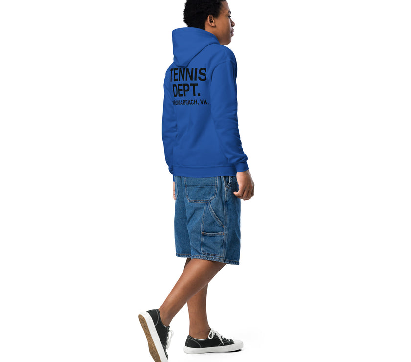 Tennis Dept Youth heavy blend hoodie by CoVA Tennis