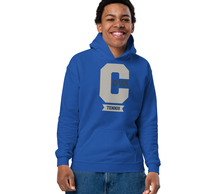 Varsity C CoVA Tennis Youth heavy blend hoodie