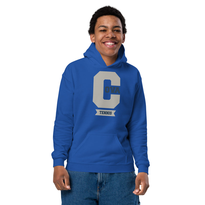 Varsity C CoVA Tennis Youth heavy blend hoodie