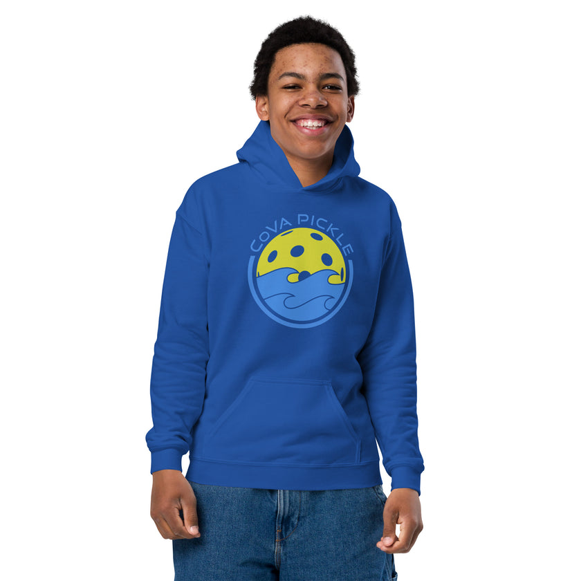 CoVA Pickle Ball & Waves Youth heavy blend hoodie